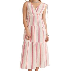 Marine Layer Tiered Cotton Maxi Dress XL